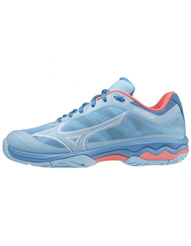 Mizuno Wave Exceed Light AC 61GA221921 Î“Ï…Î½Î±Î¹ÎºÎµÎ¯Î± Î Î±Ï€Î¿ÏÏ„ÏƒÎ¹Î± Î¤Î­Î½Î¹Ï‚ Î³Î¹Î± Î£ÎºÎ»Î·ÏÎ¬ Î“Î®Ï€ÎµÎ´Î± ÎœÏ€Î»Îµ